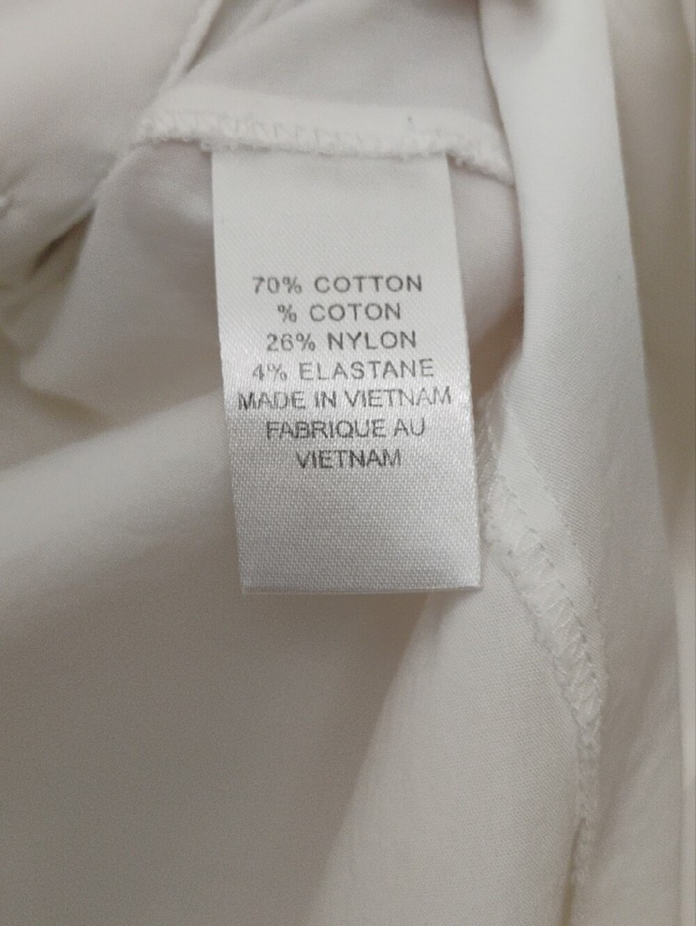 T Tahari White Sleeveless Ruffle Front Blouse - Picture 6 of 6